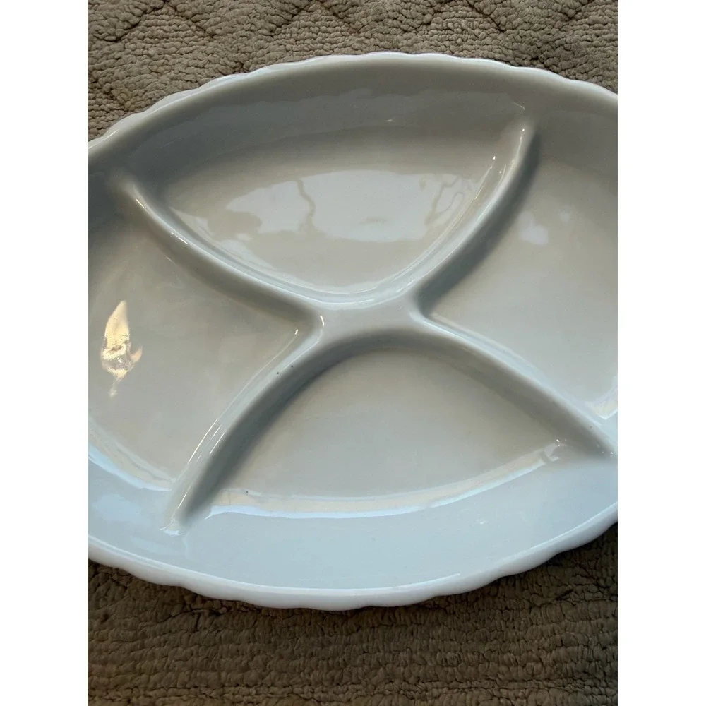 Studio Silversmiths Cordon Bleu Oval Sectional Server Platter